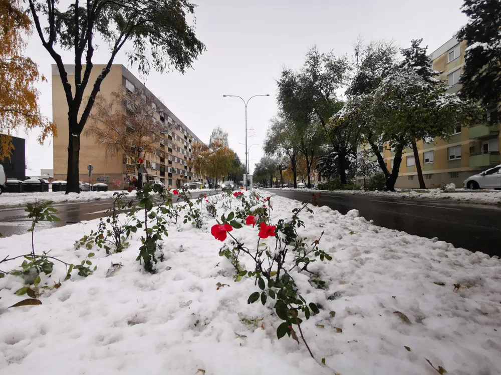 Snijeg u Varaždinu FOTO Goran Štimec 02