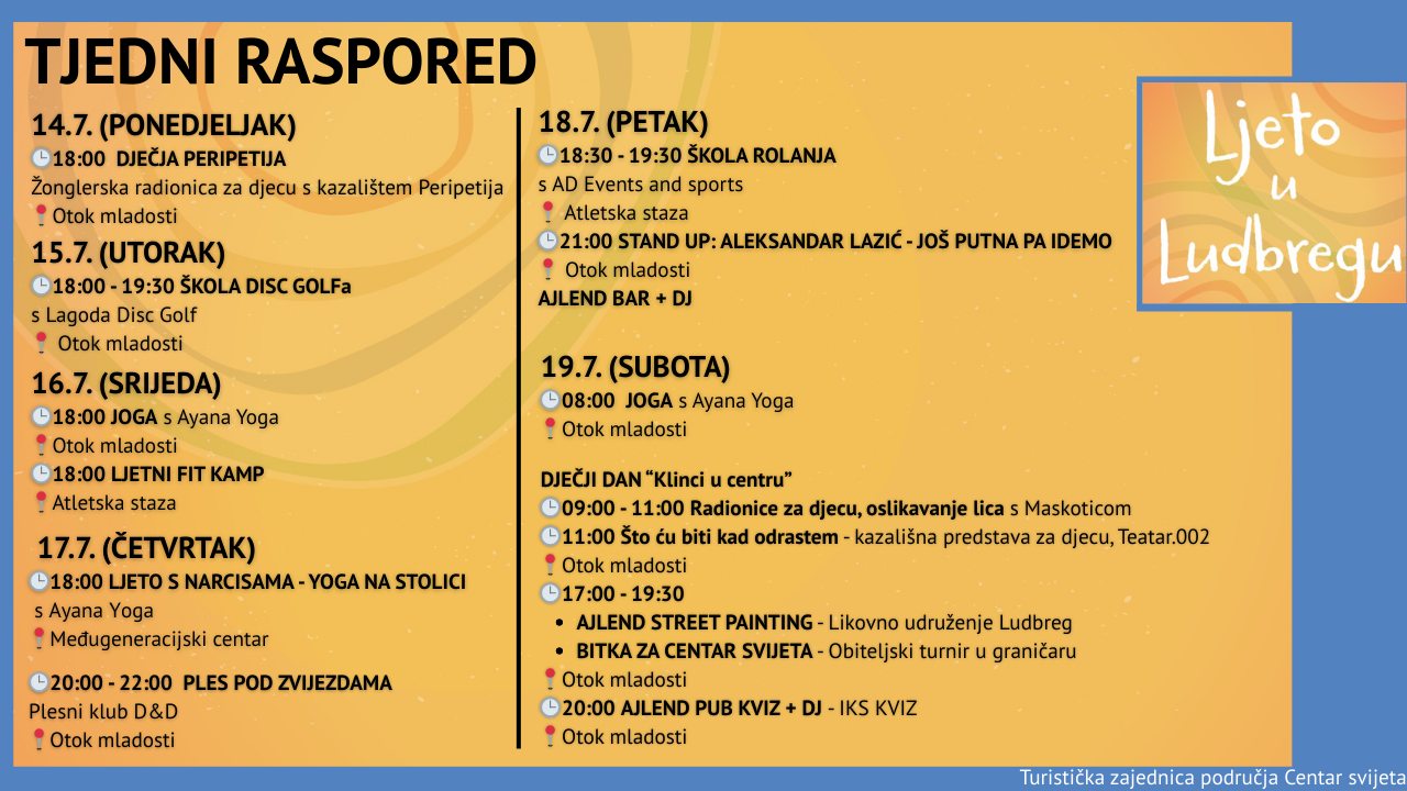 Tjedni raspored_14.-19.07. Tjedni raspored_14.-19.07.