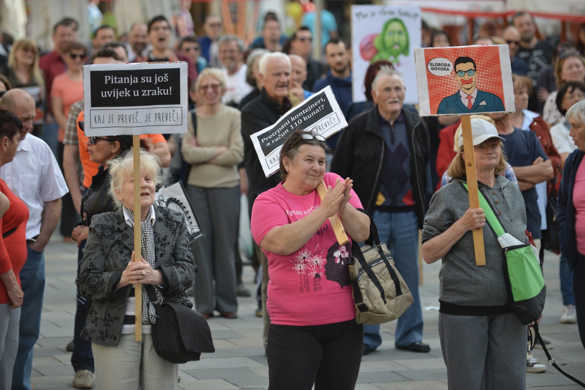 Prosvjed ‘Kaj je preveč, je preveč’ Prosvjed ‘Kaj je preveč, je preveč’
