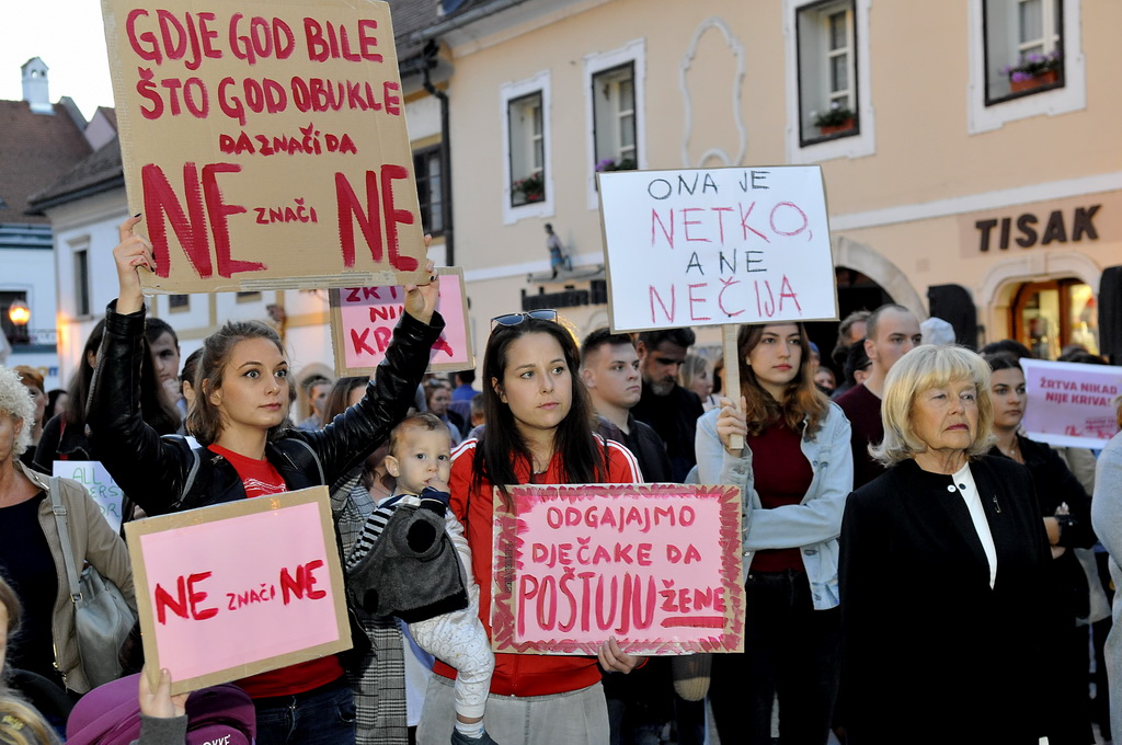 Prosvjed ‘Pravda za djevojčice’ u Varaždinu