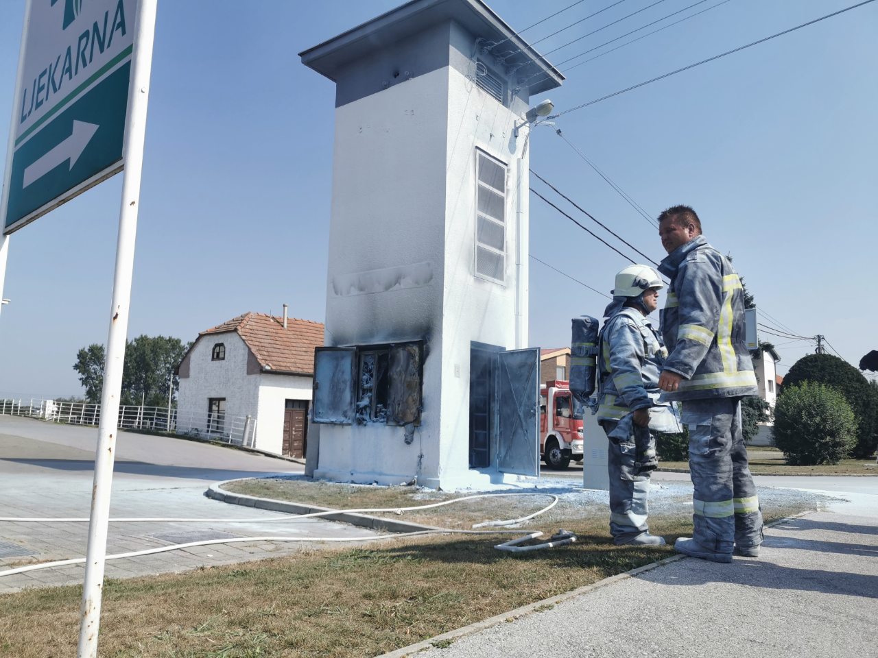 Požar trafostanice u Maloj Subotici