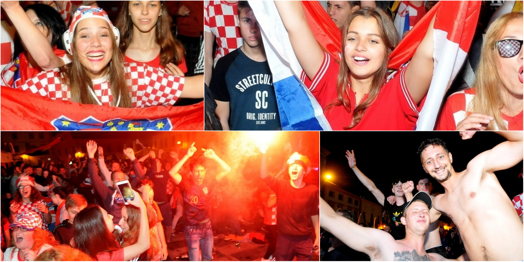 Hrvatska – Engleska, slavlje nakon pobjede