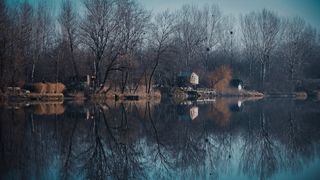 Drava, dravska špica, zima 21.1.2020.