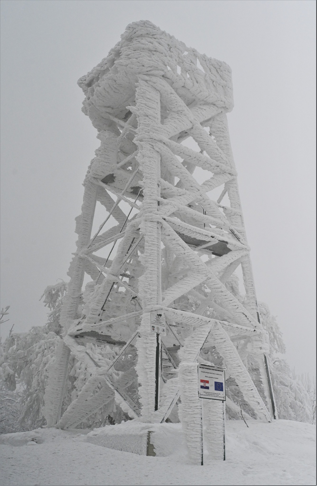 Ivanščica snijeg zima prognoza planina šuma