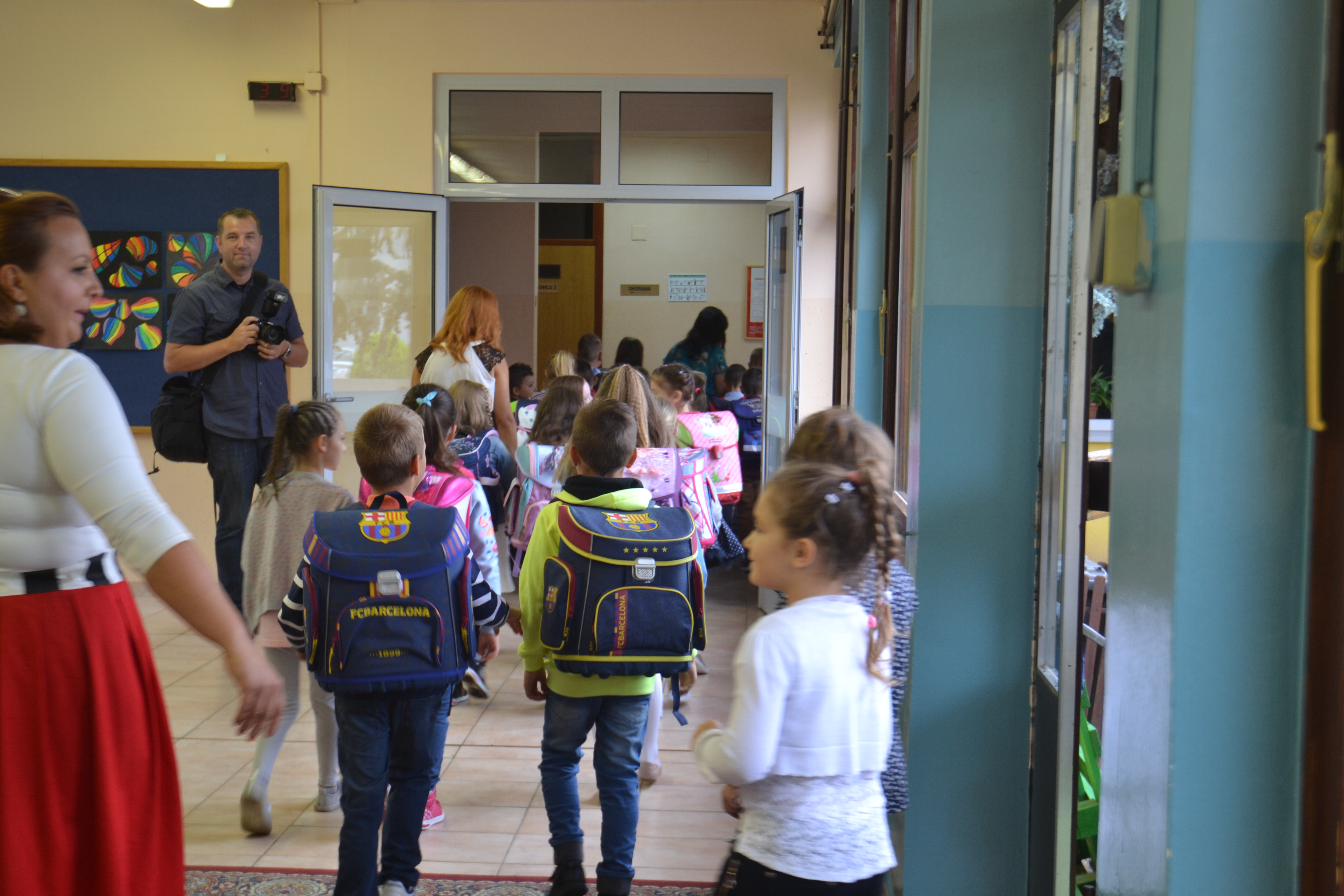 Prvi dan škole u OŠ Trnovec Bartolovečki