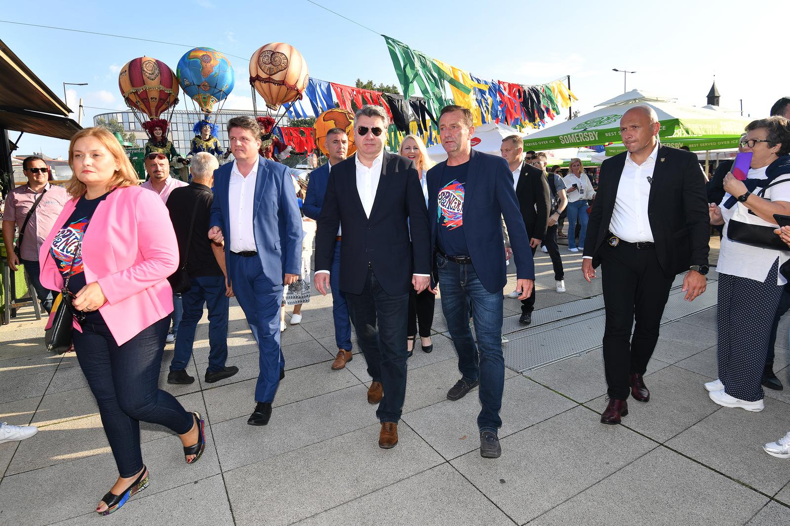 Zoran milanović na špancirfestu