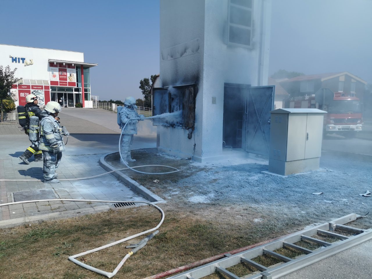 Požar trafostanice u Maloj Subotici