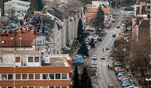 Varaždin iz zraka, varaždinski krovovi, Varaždin ilustracije