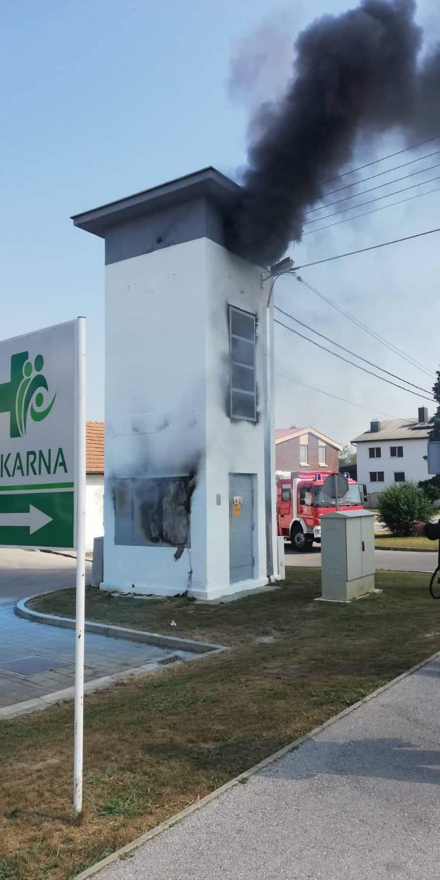 Požar trafostanice u Maloj Subotici