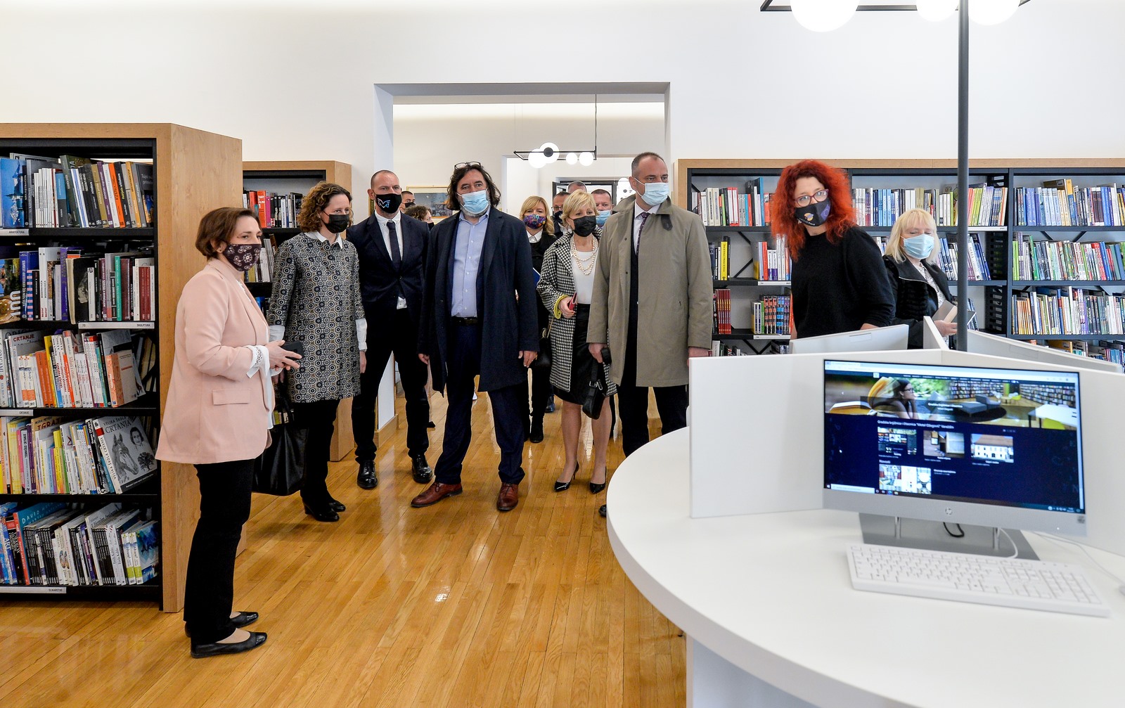 Gradska knjižnica i čitaonica, Varteksova robna kuća, otvorenje 26.4.2021, knjižnica