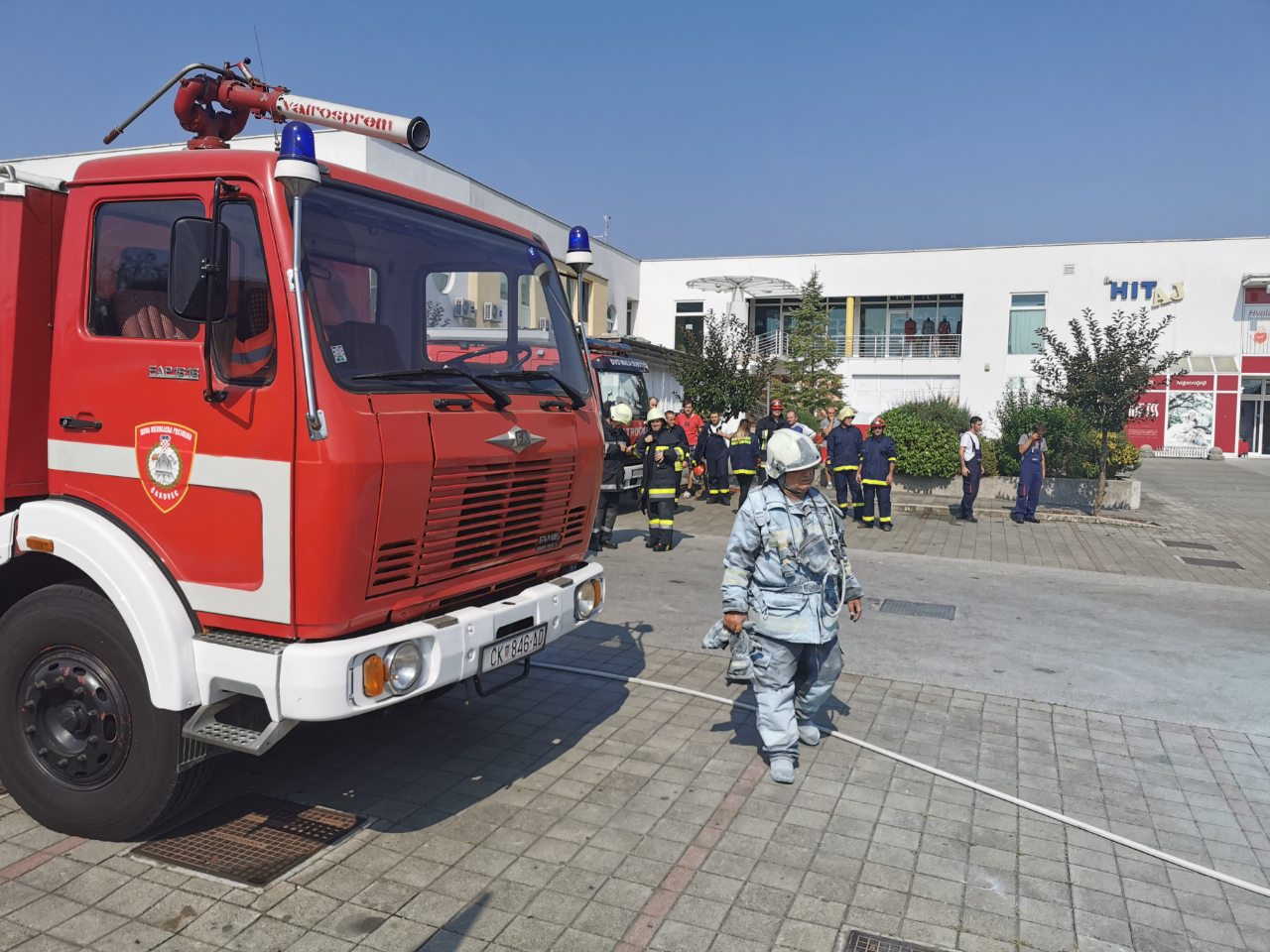 Požar trafostanice u Maloj Subotici