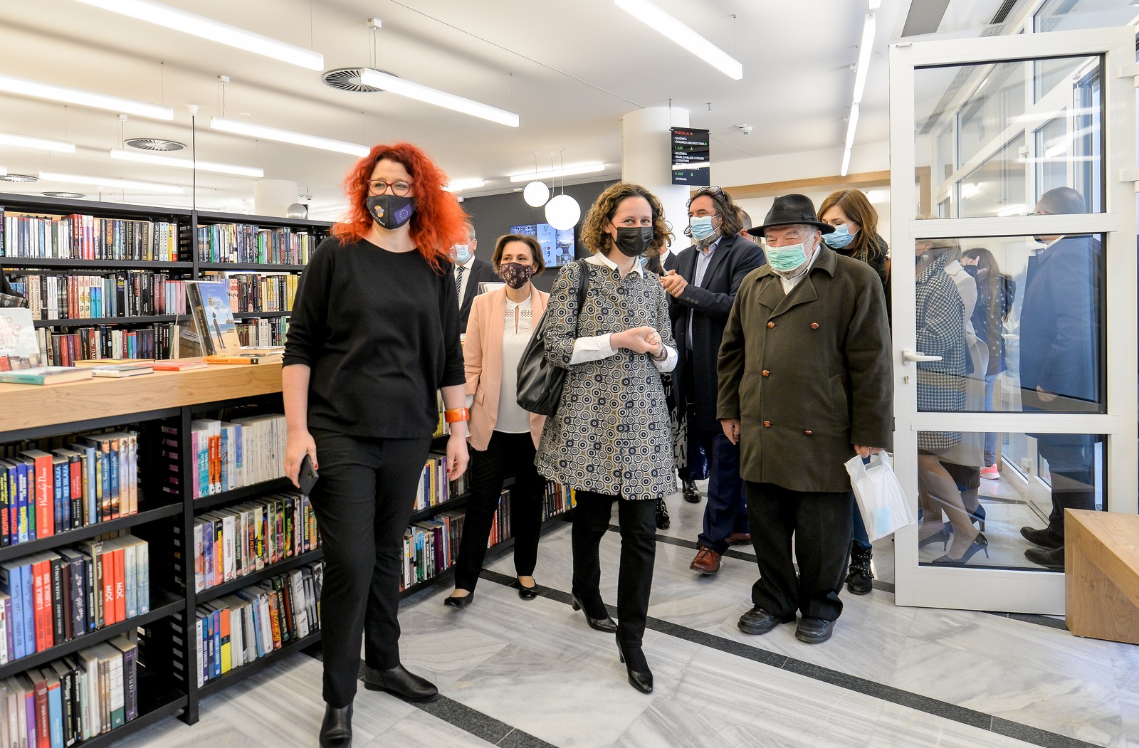 Gradska knjižnica i čitaonica, Varteksova robna kuća, otvorenje 26.4.2021, knjižnica
