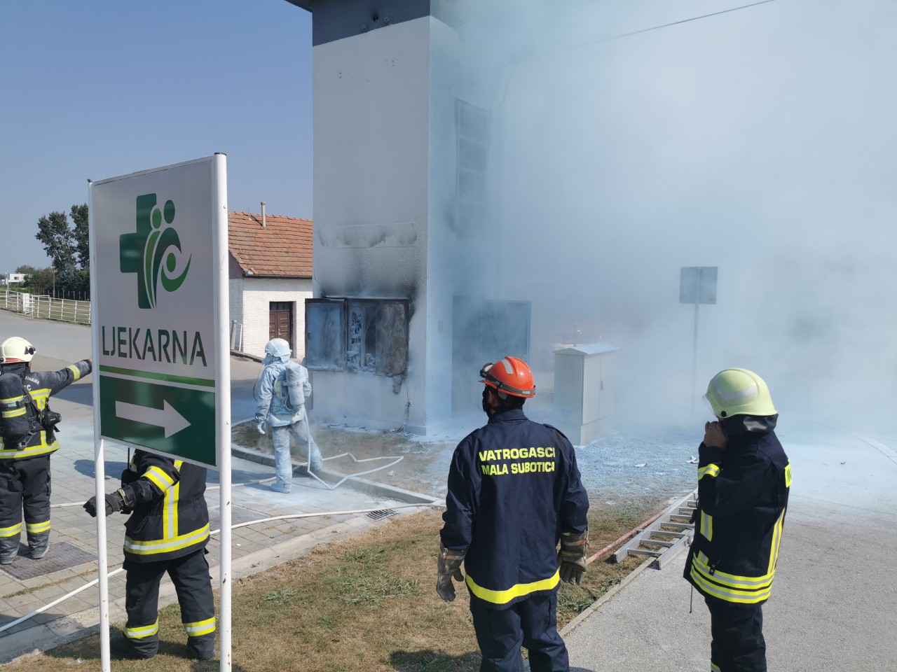 Požar trafostanice u Maloj Subotici