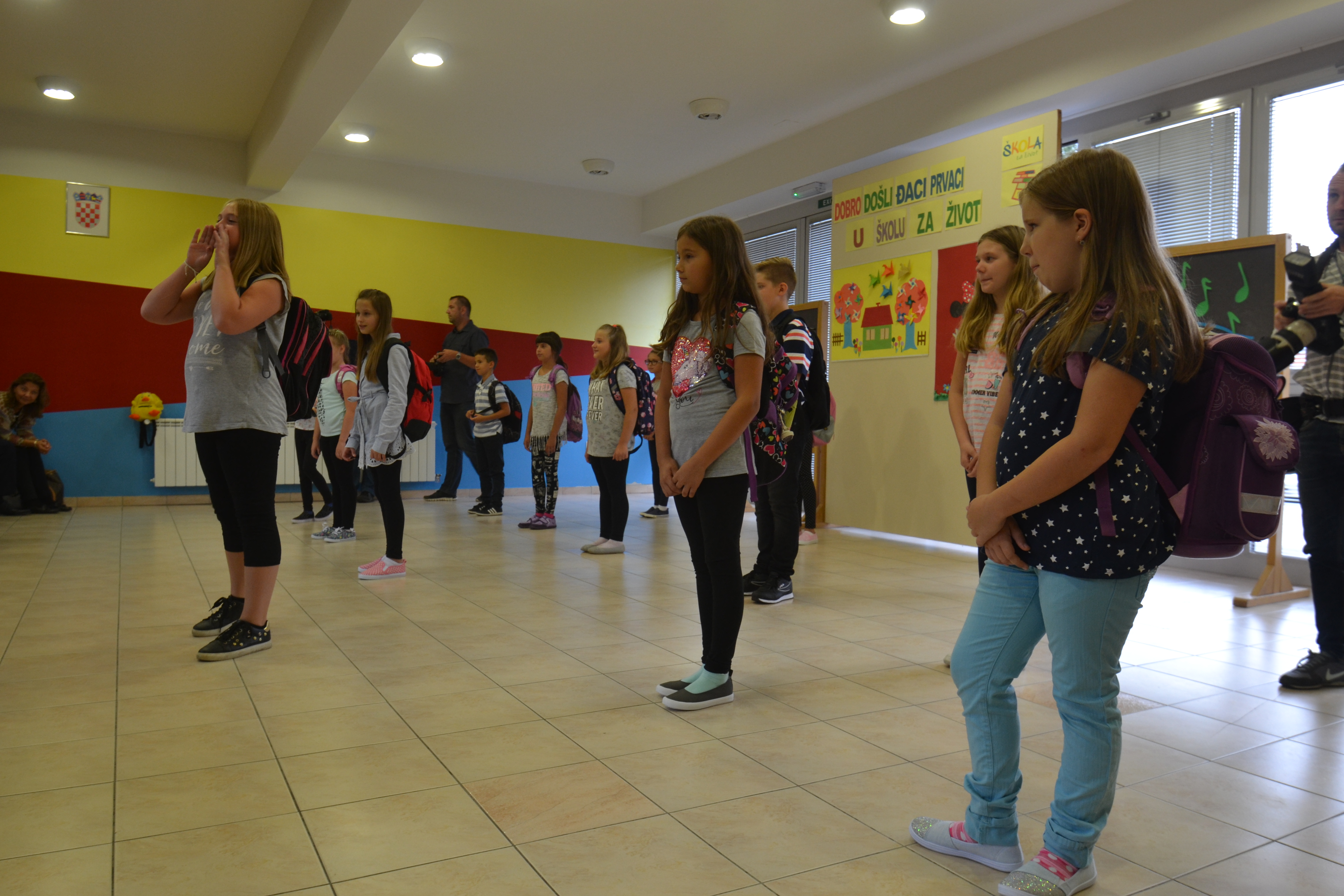 Prvi dan škole u OŠ Trnovec Bartolovečki