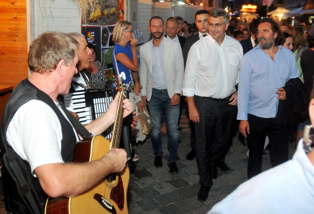 Premijer Andrej Plenković na Špancirfestu