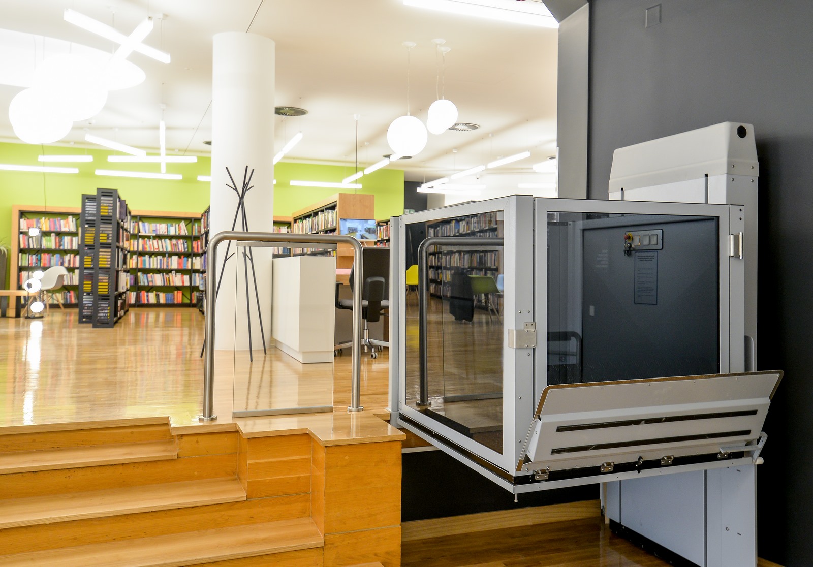 Gradska knjižnica i čitaonica, Varteksova robna kuća, otvorenje 26.4.2021, knjižnica