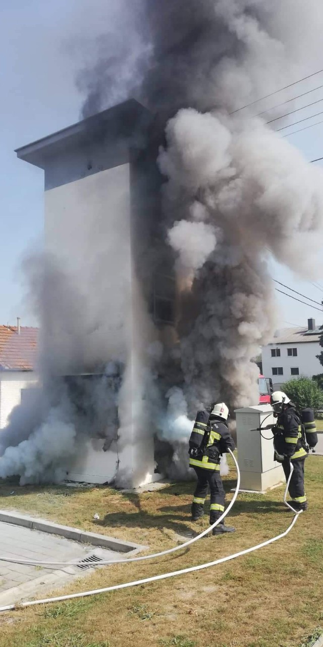 Požar trafostanice u Maloj Subotici