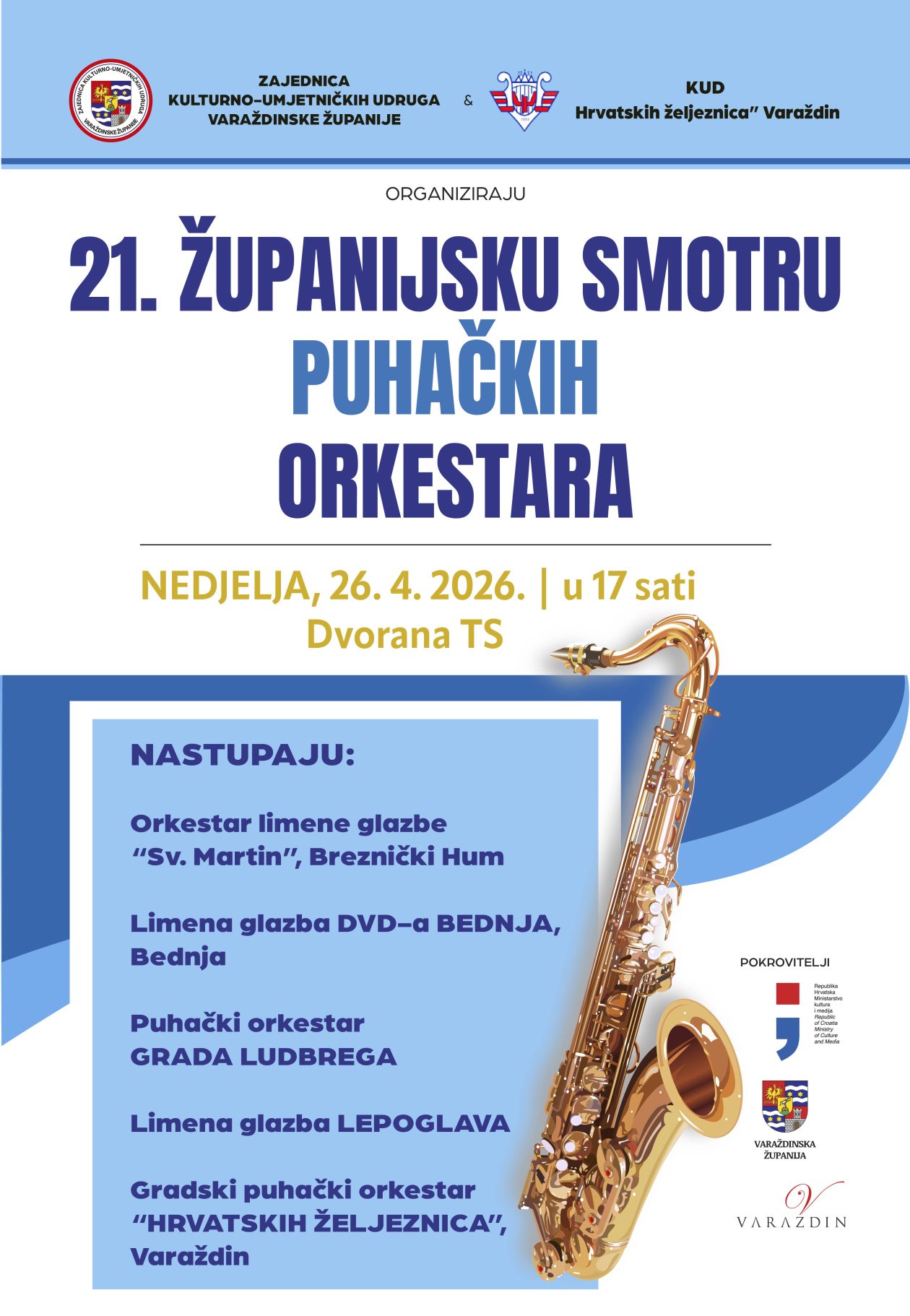 plakat 21. županijska smotra